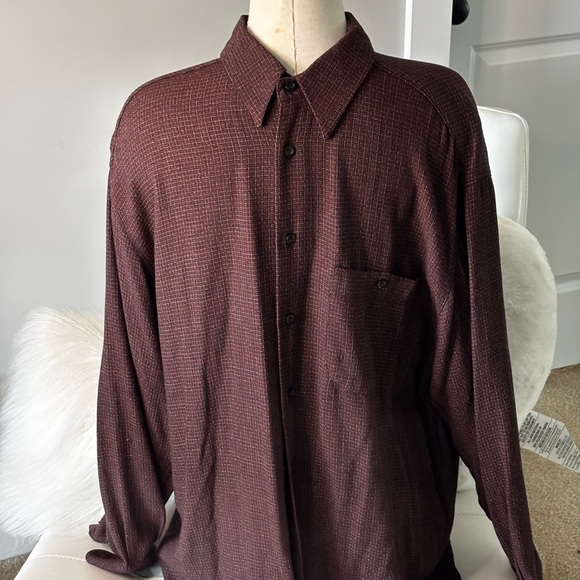 Zanella Other - Zanella Dark Brown Patterned Shirt